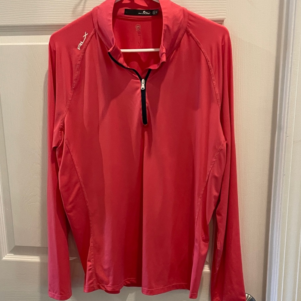 Ralph Lauren Double RL pinkish  Long Sleeve Top